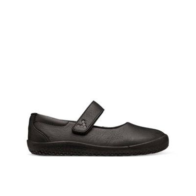 Vivobarefoot Wyn School II - Lasten Koulukengät Mustat - CPB862035